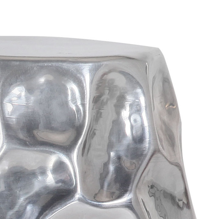 Webster End Table, Silver