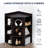 Birta Corner Cabinet Corner Shelf with USB Ports and Outlets Cubby Storage Organizer for Small Spaces 9 Cube Storage Organizer Bookshelf for Kids Room Bedroom Living Room-724181212