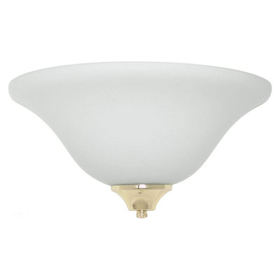Demi lune dorée 1 lumières Desai