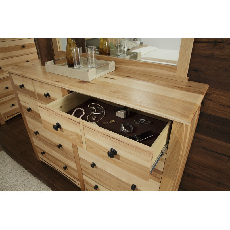 Asdsit 8-drawer Solid Wood Double Dresser