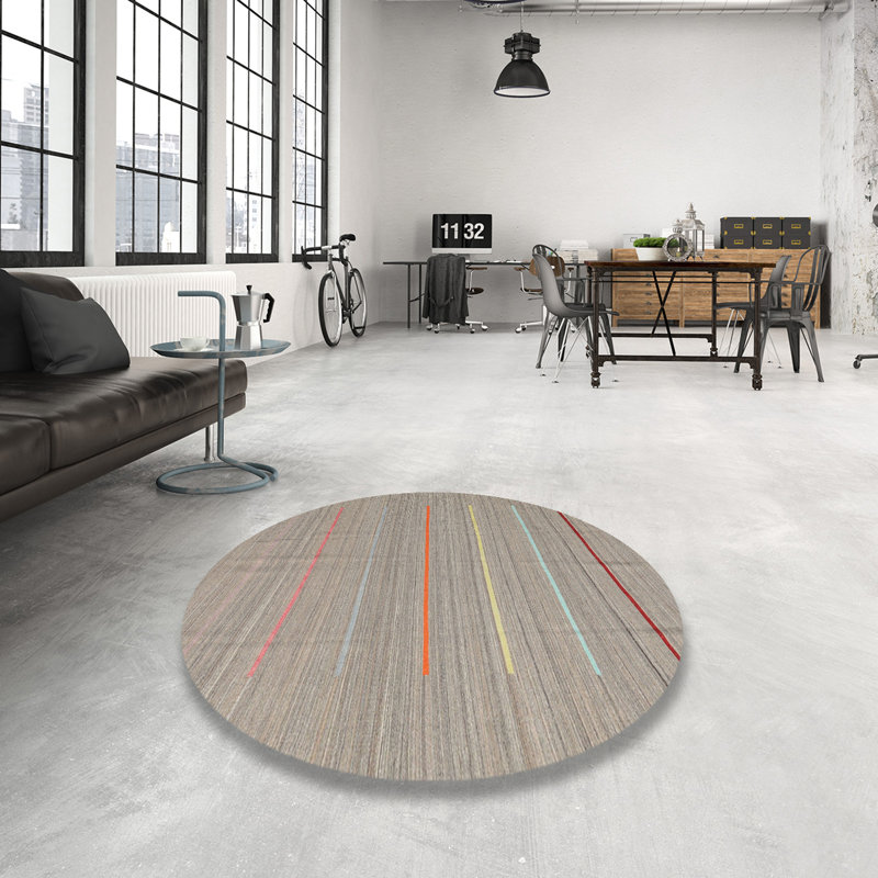Chertsey Abstract Indoor Rug, Round 8'