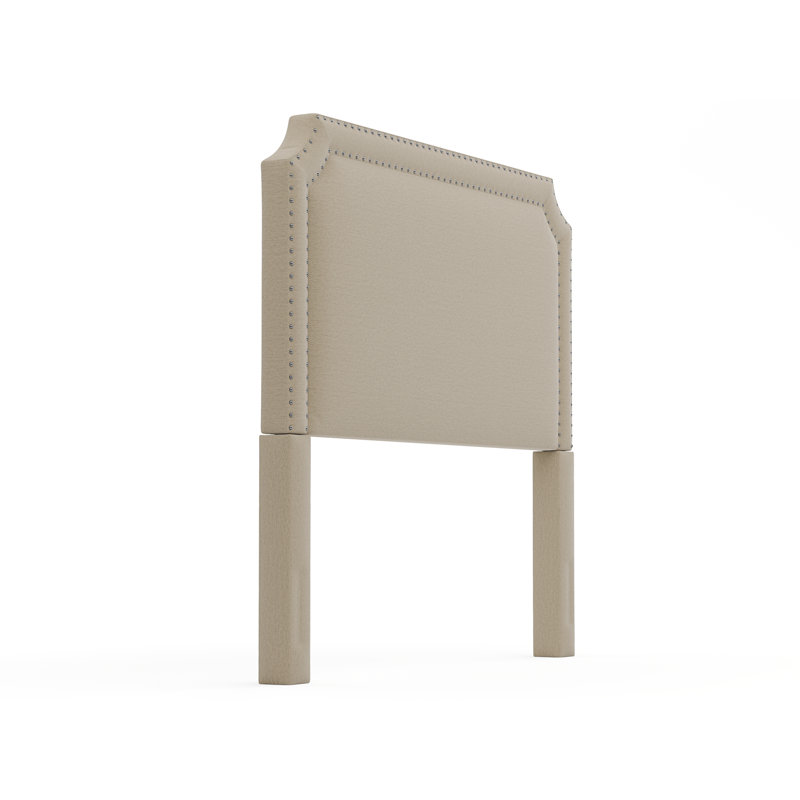 Tête de lit tapissier Roeder, Beige, Grand lit