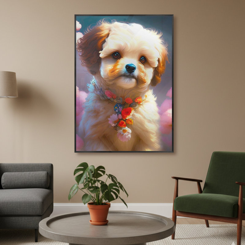Single Picture Frame LED Illuminated Wall Art Wall Art on Glass / Aluminium, 85 cm H x 61 cm W