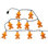 Kurt Adler Indoor/Outdoor UL 10-Light Gingerbread Light Set, 9ft