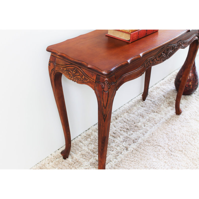 Arvinjot 39'' Solid Wood Console Table