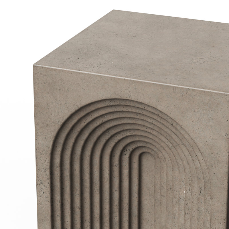 Tabouret Teaira, Gris foncé