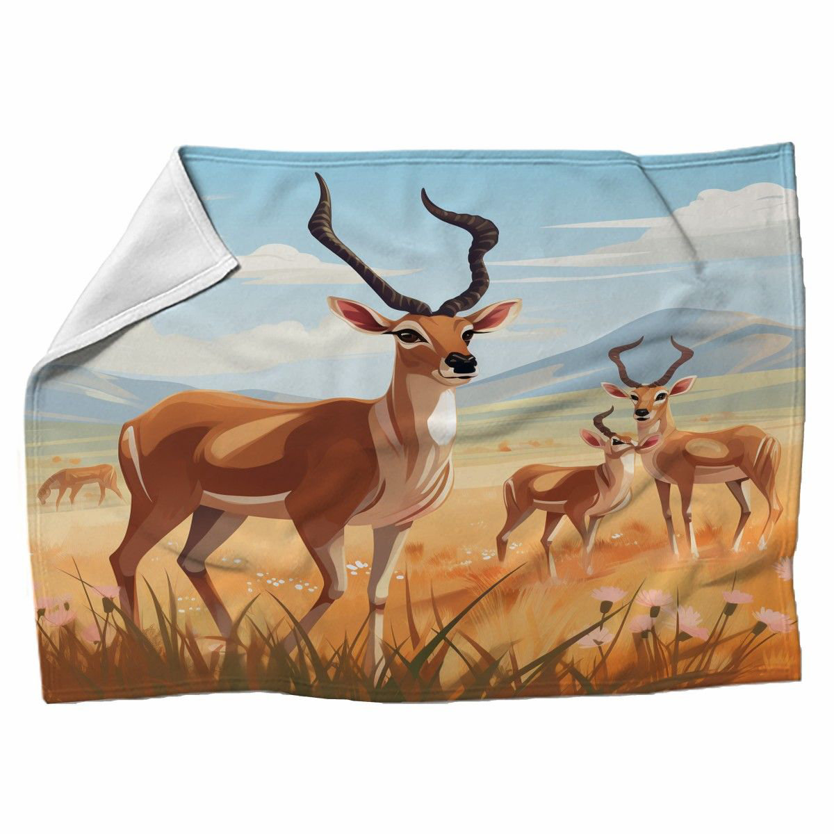 Antelope throw online blanket