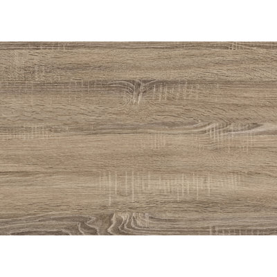 Table de bureau moderne avec rangement pour bureau en stratifié taupe 40 po, métal noir, style contemporain brun