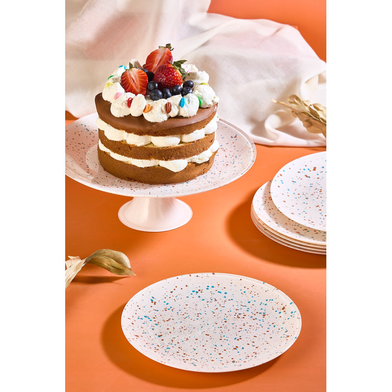Ensemble d'assiettes à dessert (7 pièces)