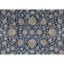 Hand-Knotted High-Quality Blue and Gold Area Rug