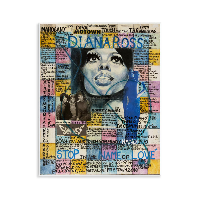 «Diana Ross Collage» par Sabin