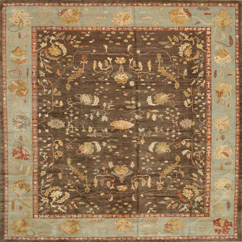 Oriental Indoor Rug, Square 4'