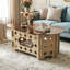 Table basse ovale