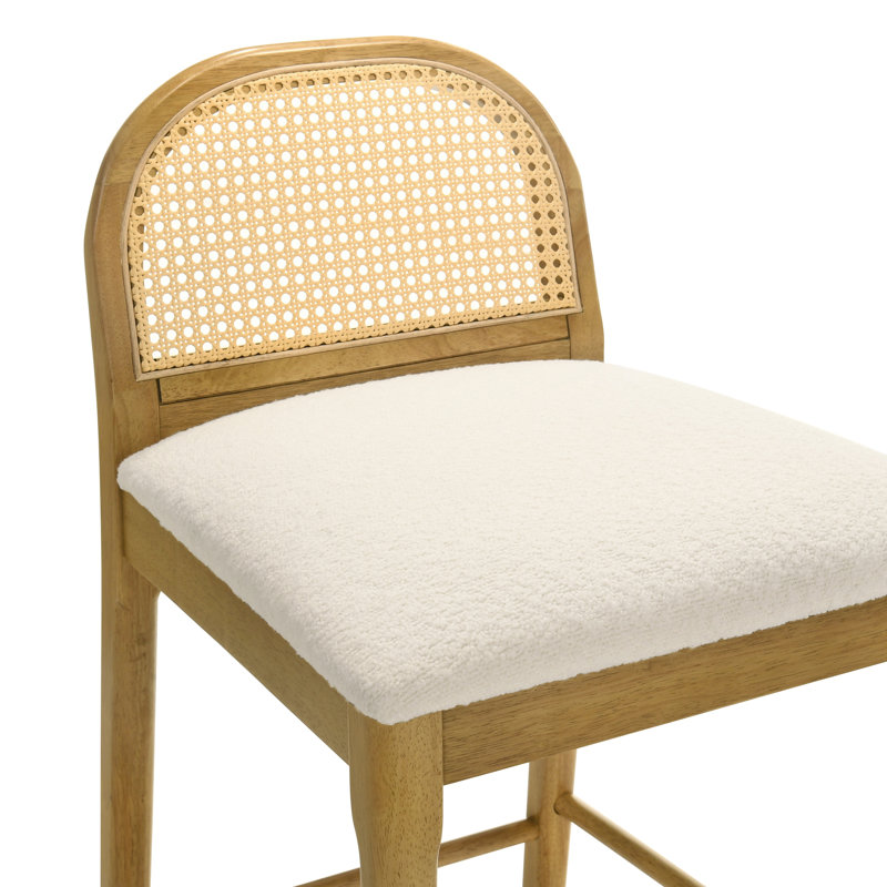 Tabouret de bar Lucio Modern Farmhouse, Éclat ambré, 1, Tabouret de bar (siège d'une hauteur de 30 po)