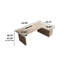 Bureau de direction en L 62,99 po-131427408