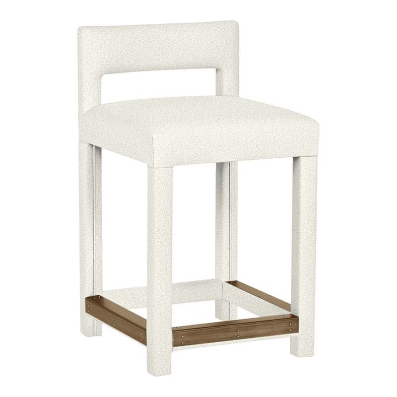 Thom Filicia 25.5'' Counter Stool, Hampton, Kenworth Pearl