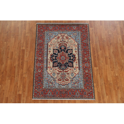 Geometric   Turkish Area Rug 4x6