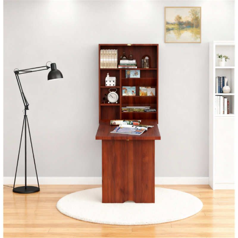 Bureau mural, bureau convertible escamotable