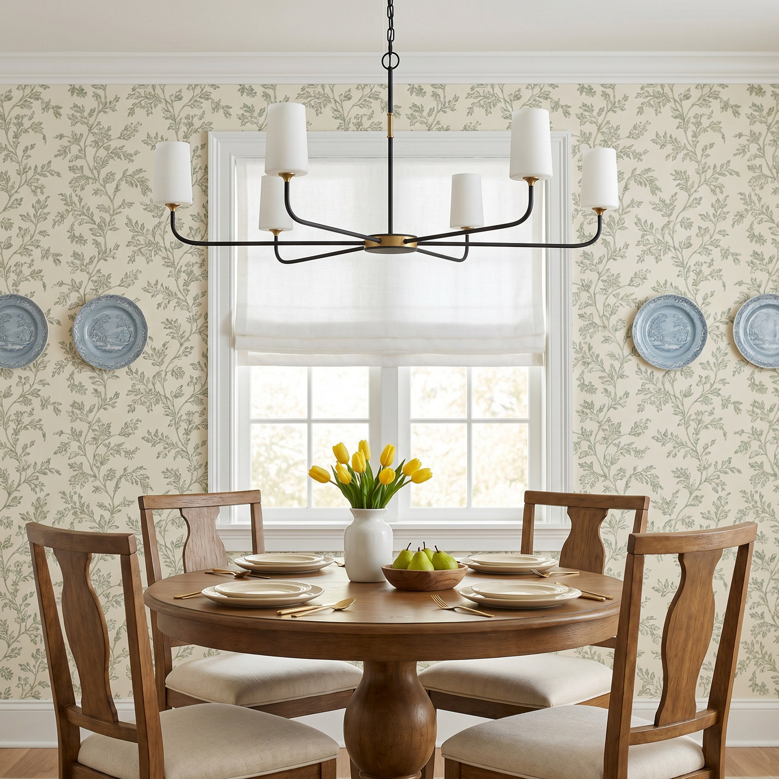 6 - Light Dimmable Chandelier