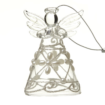 Mcdaniel 8cm Glass Hanging Figurine Ornament