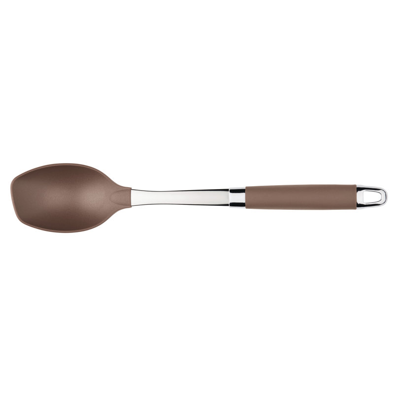 Bronze Silicone and Stainless Steel 6-Piece Kitchen Utensil Set