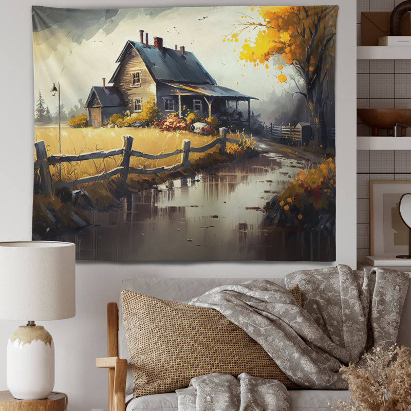 Polyester Tapestry, 32" H x 39" W