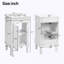 Armoire de salle de bain 18 po style français avec rangement-1388904318
