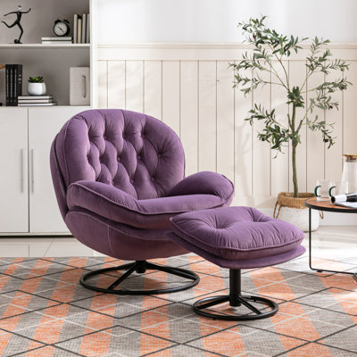 Chaise de salon avec repose-pieds Accent Chair
