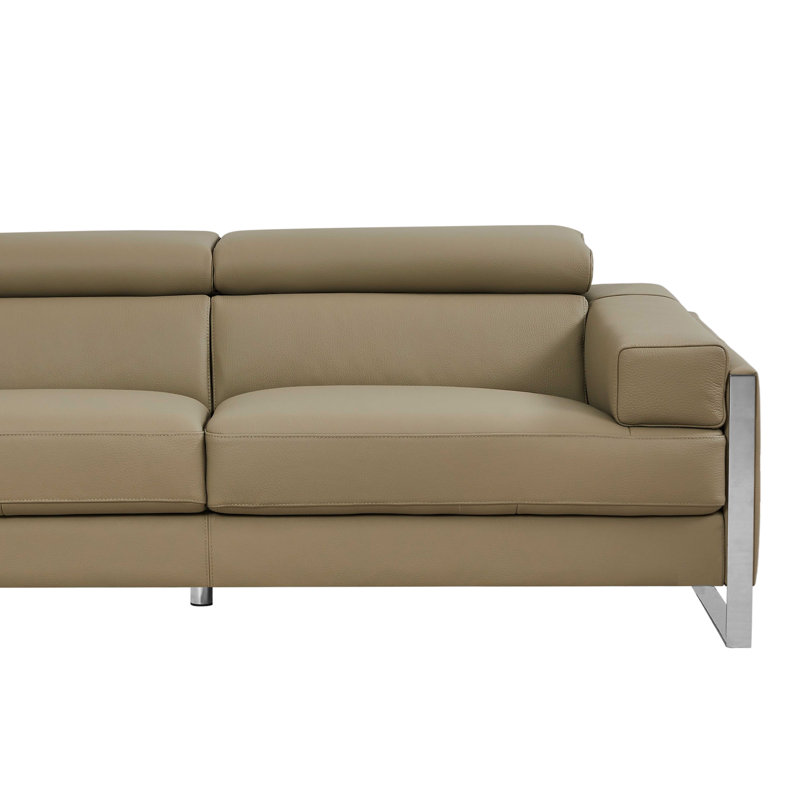 Canapé modulaire en cuir 3 pièces Aria
