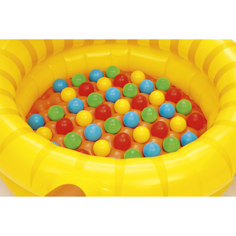 Up in and over Lion Ball Pit