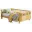 Lit plateforme en bois pour enfants, lit simple à profil bas avec rails de sécurité, idéal pour les filles et les garçons, durable et sécuritaire-129180335