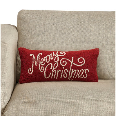  Rectangular Wool Pillow Cover and Insert