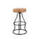 Bernardo Swivel Upholstered Adjustable Height Counter Stool with Metal Frame