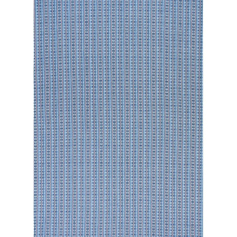 Tarnby Stripe Fabric, Blue/ Pale Blue/ White