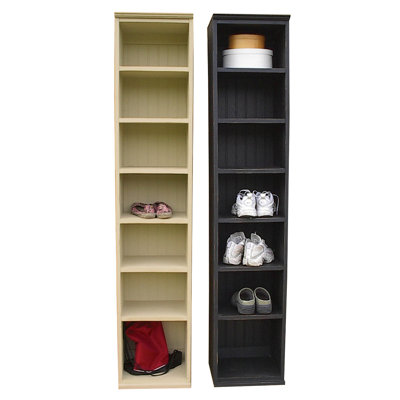 7 Pair Solid Wood Shoe Rack