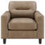 Ensemble de canapé brun 3 pièces Remington
