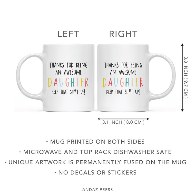 Tasse à café amusante, Fille