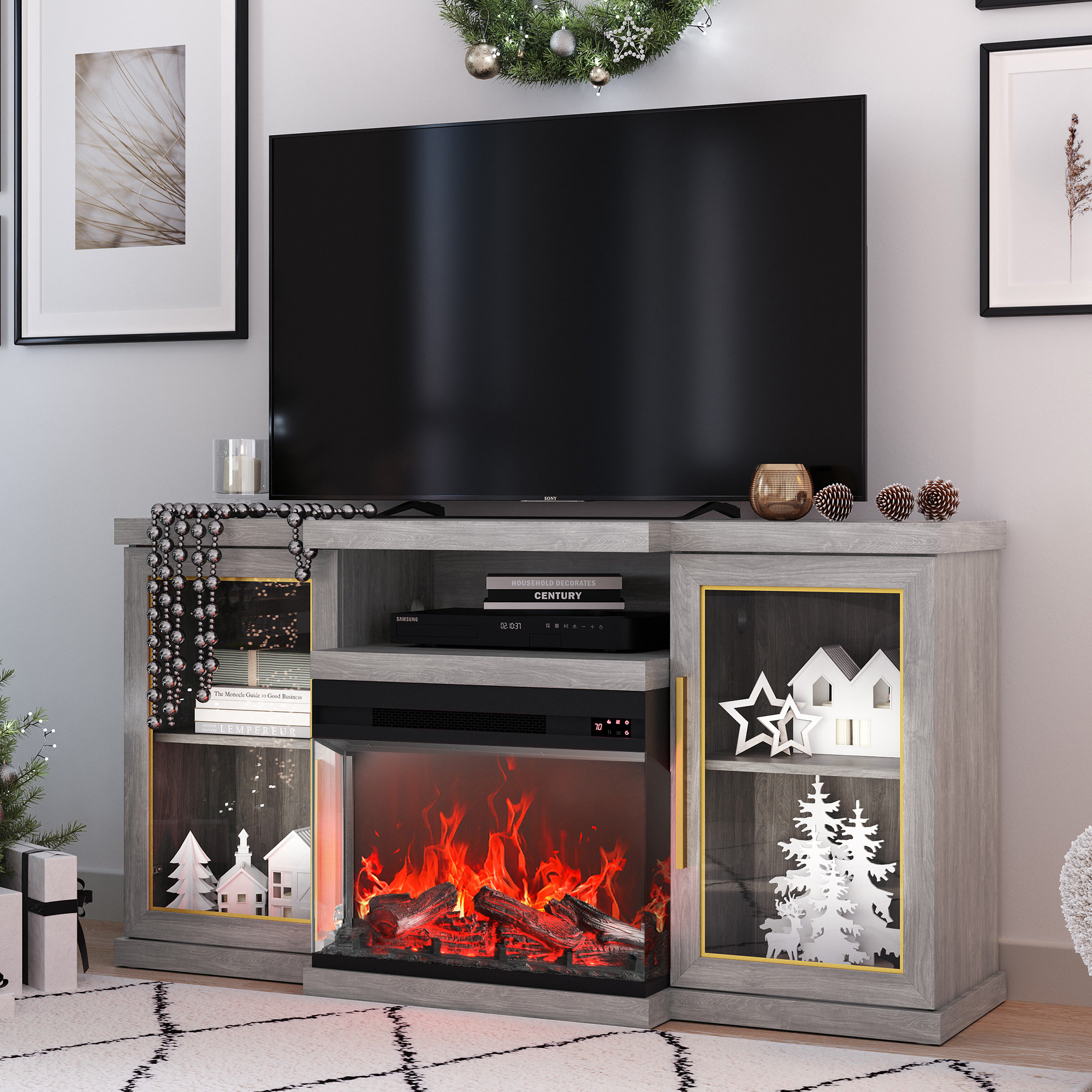 Latitude Run® 57'' Media Console | Wayfair