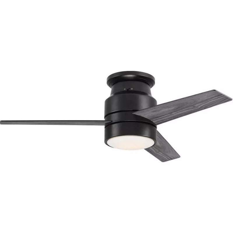 Ventilateur de plafond standard à DEL à 3 pales de 42 po avec télécommande et ensemble d'éclairage Caliopia