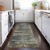Machine Washable Indoor/Outdoor Christain ACN1299 Coffee Rug