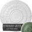 Médaillon de plafond Endurathane Dauphine, diamètre extérieur 33 7/8 po x P 1 3/8 po (convient aux auvents jusqu'à 13 1/4 po), fini vert athénien peint à la main-29060381