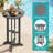 2 - Person HDPE Outdoor Patio Bar Set-853996297