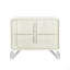Table de chevet beige élégance rétro