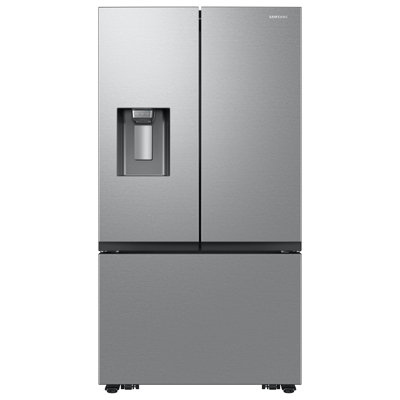 Samsung 26 cu. ft. Mega Capacity Counter Depth 3-Door French Door Refrigerator with External Water and Ice Dispenser in Fingerprint Resistant Stainless Steel