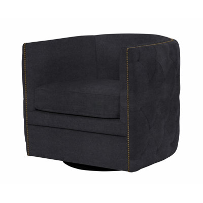 Palazzo 31.5'' Wide Tufted Swivel Barrel Chair