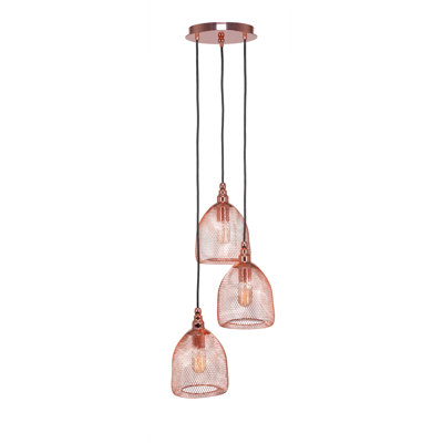 Luminaire suspendu 3 lumières Adkins Plexus