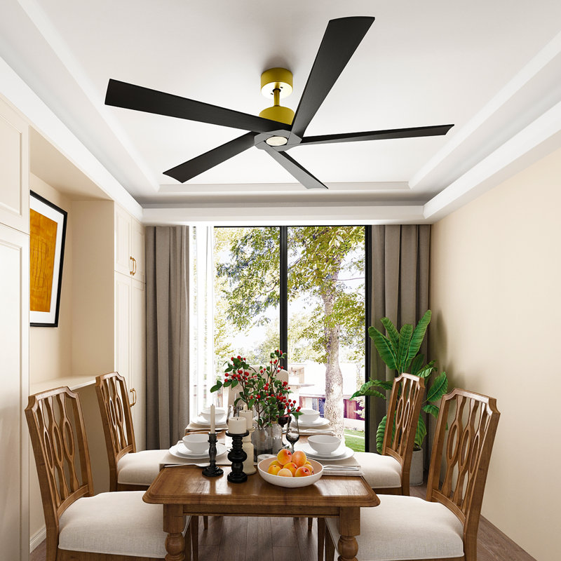 5 - Blade Propeller Ceiling Fan With Remote Control