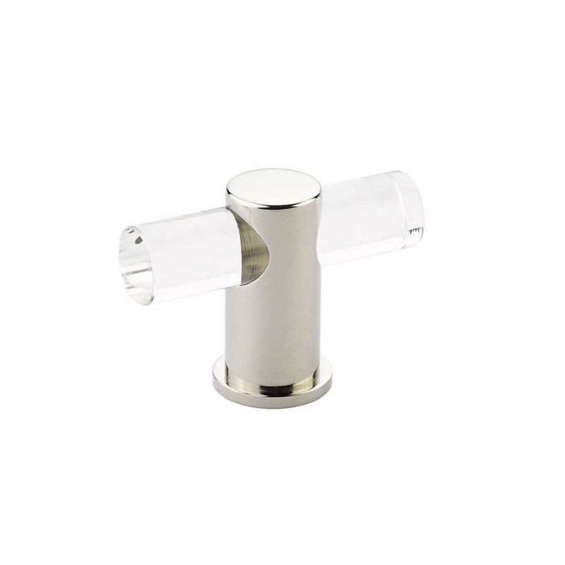 Lumiere Geometric Knob, Polished Nickel