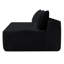 Canapé modulaire à assise profonde en velours côtelé Compression