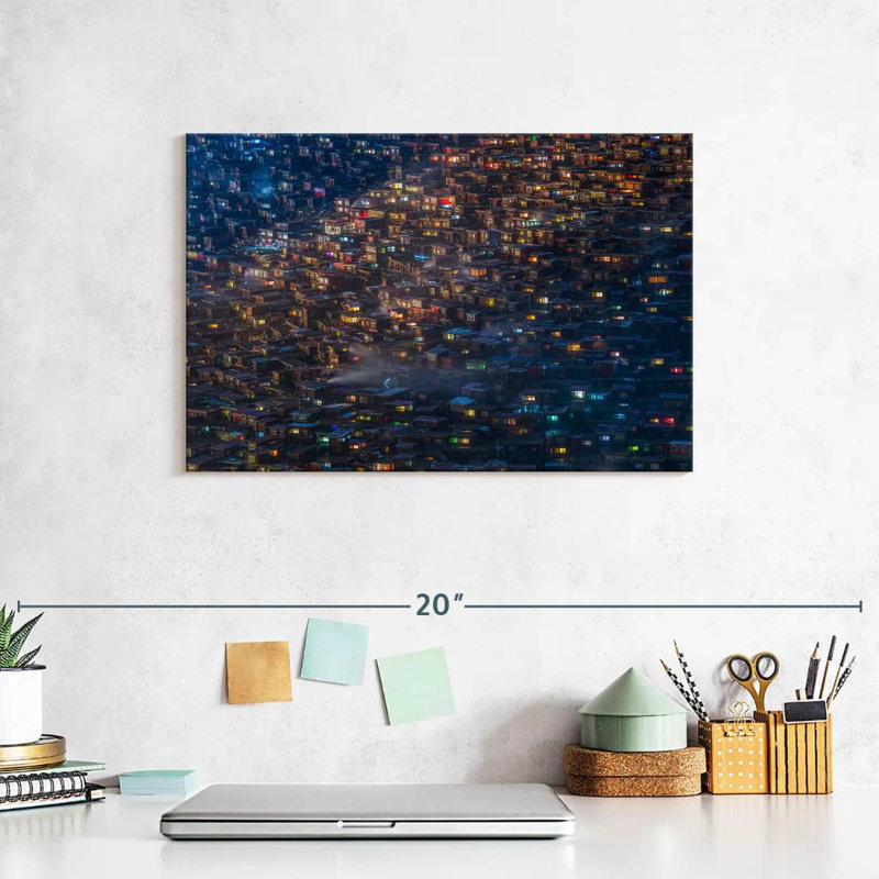 Night, 8" H x 12" W